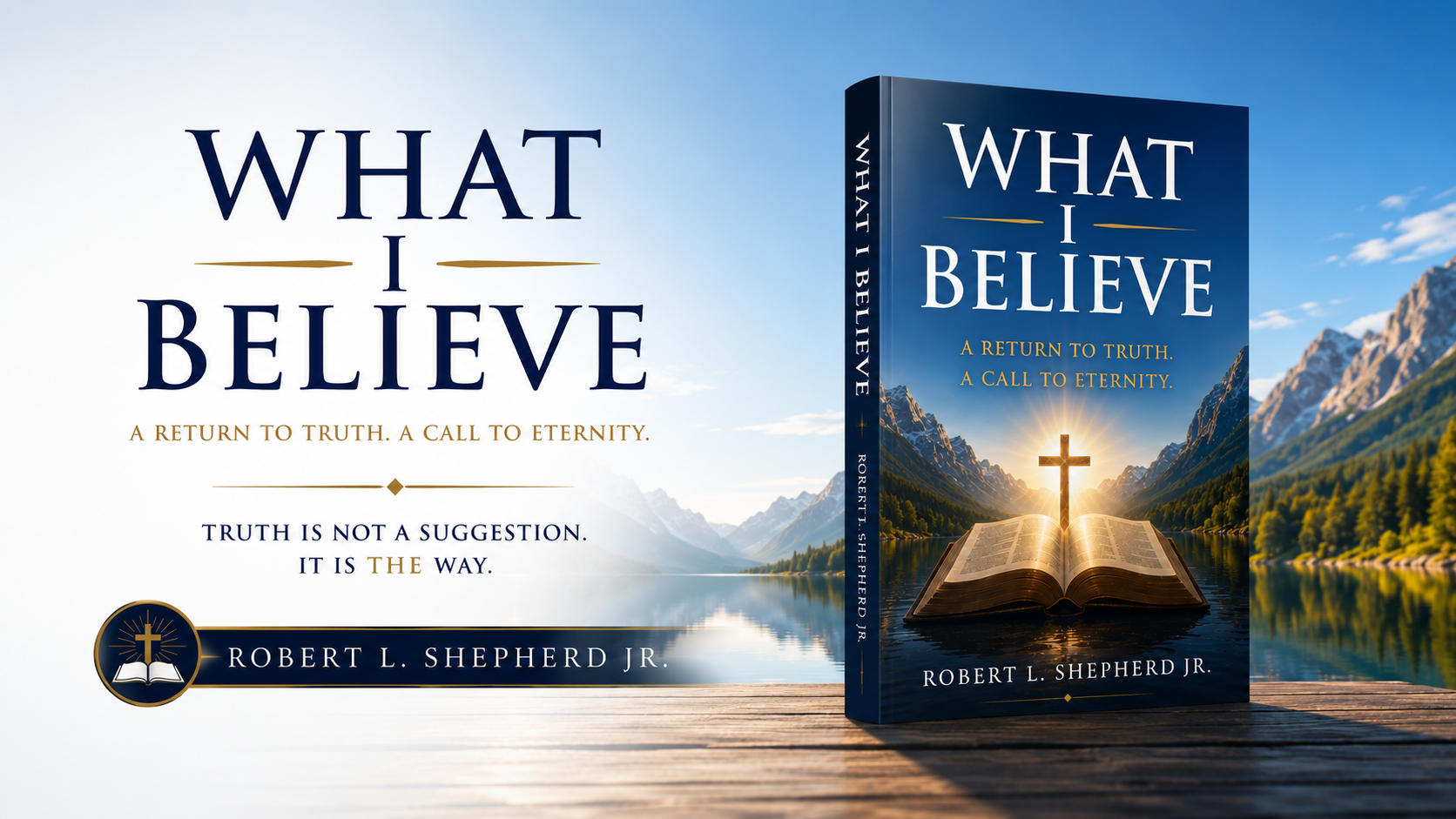What I Believe by Robert L. Shepherd Jr. — book cover designed by AuthorVA