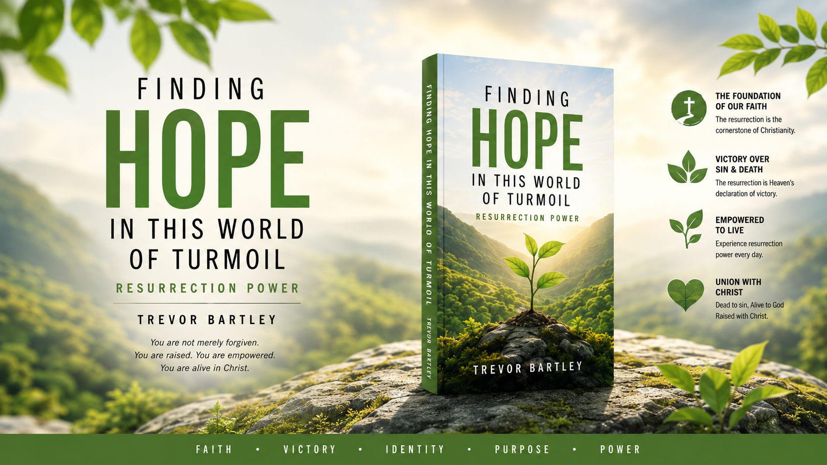 Finding Hope by Trevor Bartley — book cover designed by AuthorVA